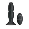 VIBRADOR ROTADOR ANAL CONTROL REMOTO SILICONA RECARGABLE 13CM X 3,5CM