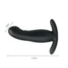 VIBRADOR ANAL RECARGABLE  SILICONA 13CM X 3CM