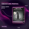VIBRADOR ANAL RECARGABLE  SILICONA 13CM X 3CM