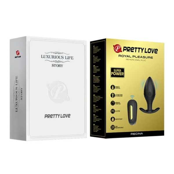 CONSOLADOR ANAL ROYAL RECARGABLE INALAMBRICO CONTROL REMOTO SILICONA 9CMX3,5CM