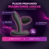 VIBRADOR CONSOLADOR ANAL REMINGTON RECARGABLE SILICONA MULTIFUNCION 11CM X 3CM