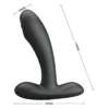 VIBRADOR CONSOLADOR ANAL REMINGTON RECARGABLE SILICONA MULTIFUNCION 11CM X 3CM