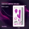 VIBRADOR DEMPSEY INFLABLE USB RECARGABLE 25CM X 4CM