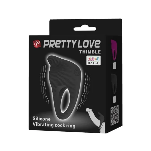 ANILLO VIBRADOR THIMBLE SILICONA MULTIFUNCION