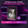 ANILLO VIBRADOR VARITA ANAL SILICONA 10 FUNCIONES
