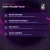 ANILLO VIBRADOR VARITA ANAL SILICONA 10 FUNCIONES
