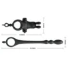 ANILLO VIBRADOR VARITA ANAL SILICONA 10 FUNCIONES
