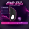 ANILLO VIBRADOR SUSSANA RECARGABLE SILICONA