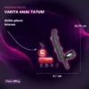 VARITA ANAL CON ANILLO VIBRADOR