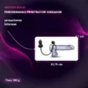 PERFORMANCE - PENETRATOR ANAL PLUG WITH VIBRATING COCK RINGS - INDIGO