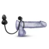 PERFORMANCE - PENETRATOR ANAL PLUG WITH VIBRATING COCK RINGS - INDIGO