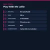 PLAY WITH ME - LOLLIE - SUMERGIBLE