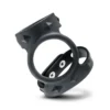 PERFORMANCE - VS8 - SILICONE DOUBLE COCK &amp; BALL STRAP - BLACK