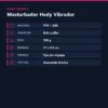 MASTURBADOR VIBRADOR HEDY BASE CON SUCCIÓN