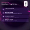 MASTURBADOR VIBRADOR HEDY BASE CON SUCCIÓN