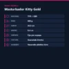 MASTURBADOR KITTY GOLD 20CMX8,4CM