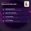 MASTURBADOR KITTY GOLD 20CMX8,4CM