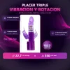 VIBRADOR ROTADOR CRISONIA TRIPLE MULTISPEED
