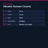 VIBRADOR ROTADOR CRISONIA  MULTISPEED  28CM X 2,5CM