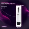 VIBRADOR REGULABLE PLATEADO