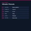 VIBRADOR REGULABLE PLATEADO