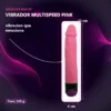 VIBRADOR MULTISPEED PINK 23CM X 4CM