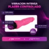 VIBRADOR MULTISPEED PINK 24CM  X 4CM