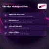 VIBRADOR MULTISPEED PINK 24CM  X 4CM