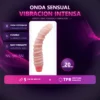 VIBRADOR FLEXIBLE VERTEBRADO  20CM X 5CM