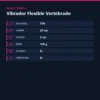 VIBRADOR FLEXIBLE VERTEBRADO  20CM X 5CM