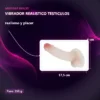 VIBRADOR CONSOLADOR REALISTICO TESTICULOS MULTIFUNCION 17,5CM X 4CM  KUCOOL