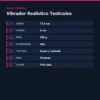 VIBRADOR CONSOLADOR REALISTICO TESTICULOS MULTIFUNCION 17,5CM X 4CM  KUCOOL