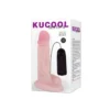 VIBRADOR CONSOLADOR REALISTICO TESTICULOS MULTIFUNCION 17,5CM X 4CM  KUCOOL