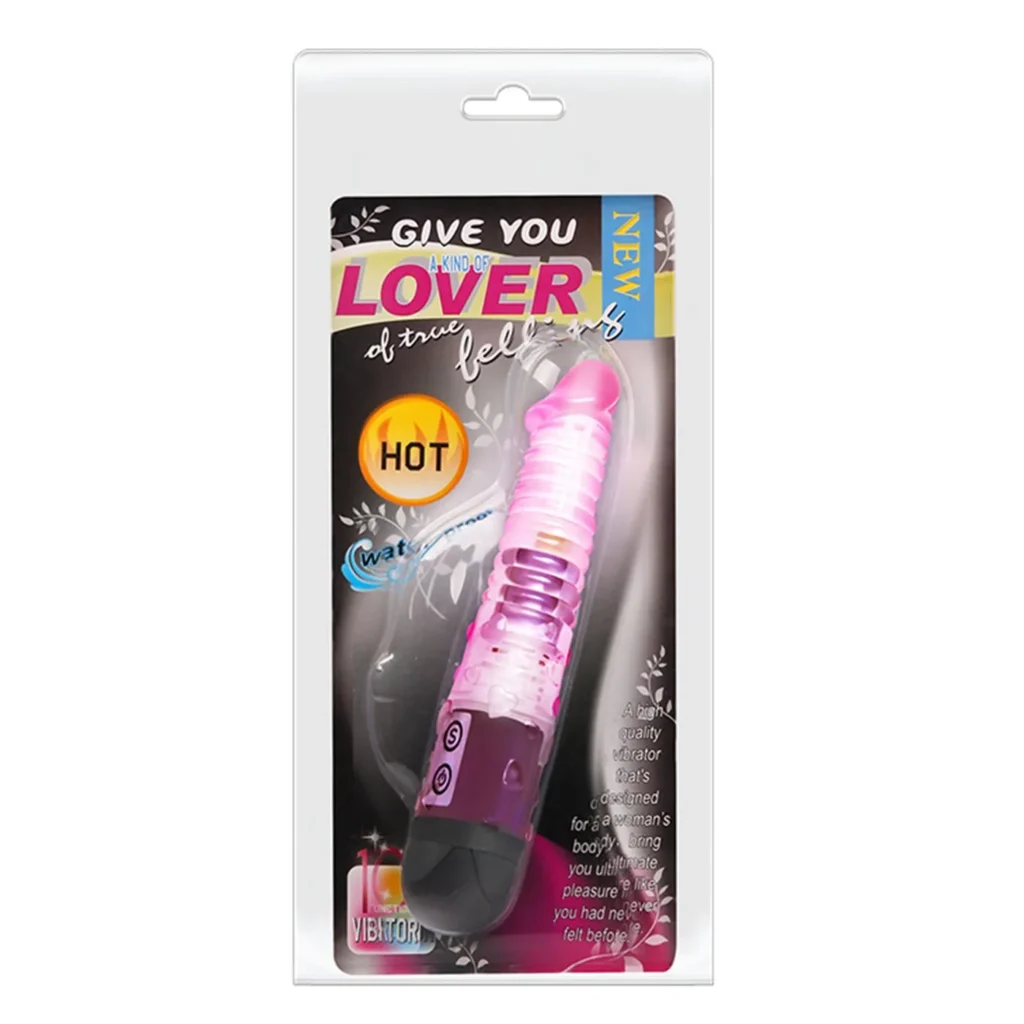 VIBRADOR  MULTIFUNCION ESTIMULACIÓN ACANALADA