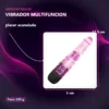 VIBRADOR  MULTIFUNCION ESTIMULACIÓN ACANALADA