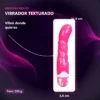 VIBRADOR 10 FUNCIONES  SUMERGIBLE 22CM X 4CM