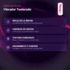 VIBRADOR 10 FUNCIONES  SUMERGIBLE 22CM X 4CM