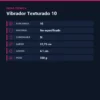 VIBRADOR 10 FUNCIONES  SUMERGIBLE 22CM X 4CM