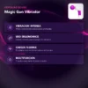 VIBRADOR MASAJEADOR MULTIFUNCION RECARGABLE SILICONA