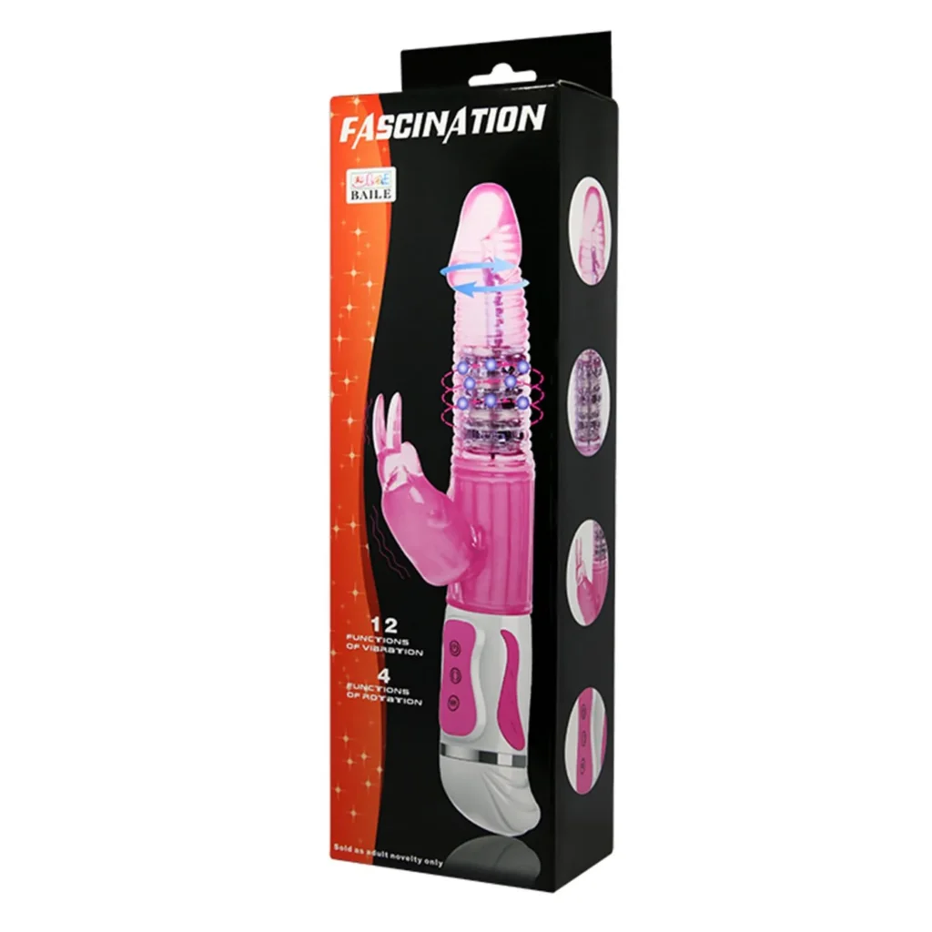 VIBRADOR ROTADOR FASCINATION MULTIFUNCION 27CMX4CM