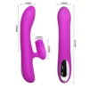 VIBRADOR CRIS CLITORIS ROTATIVO 11 FUNCIONES SILICONA USB RECARGABLE