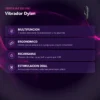 VIBRADOR DYLAN 7 FUNCIONES WAVING USB RECARGABLE