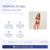 CORPIÑO SPICY AZUL TALLE 2 - BY SEXITIVE