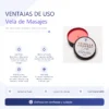 MASSAGE CANDLE SWEET BEAUTY RUSH - VAINILLA COCONUT - 30 GR -