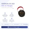 MASSAGE CANDLE CHOCOLATE TEMPTATION - 30 GR