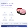 MASSAGE CANDLE - CARAMEL CINNAMON - 30 GR