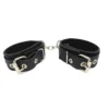 ESPOSAS CON CADENA ECO-CUERO NEGRO