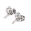 SET BDSM ANIMAL PRINT PLATEADO 4 PIEZAS