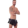FALDA GLADIATOR - ECO-CUERO NEGRO