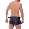 FALDA GLADIATOR - ECO-CUERO NEGRO